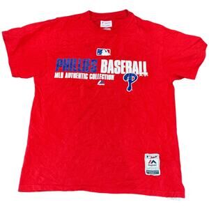 Vintage Tees - MLB Authentic Collection Philadelphia Phillies Graphic Tee*SZ M